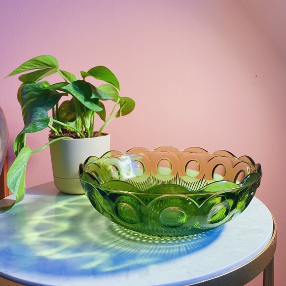 Mid-mod depression glass bowl - Picture 4 of 4